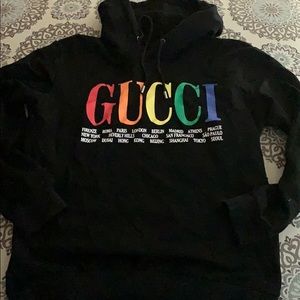 Black Gucci hoodie